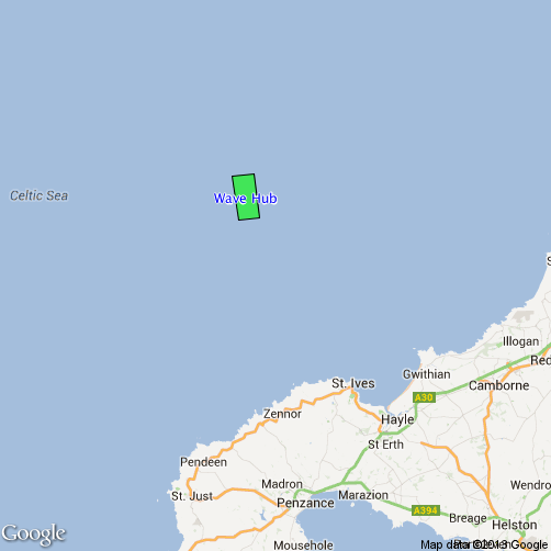 Wavehub Deployment Area